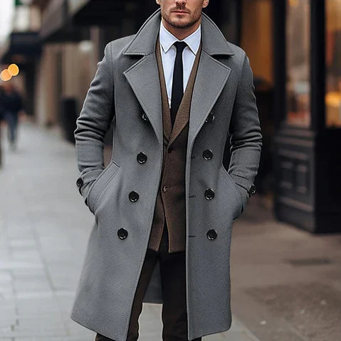 Leo™ | Klassisk trenchcoat til mænd