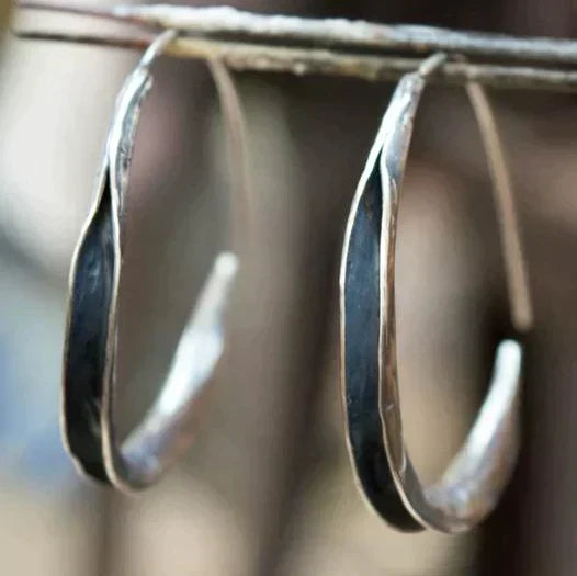 Enkla Örhängen med Stort Cirkle