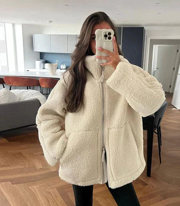 Amy™ | Uld fleecejakke