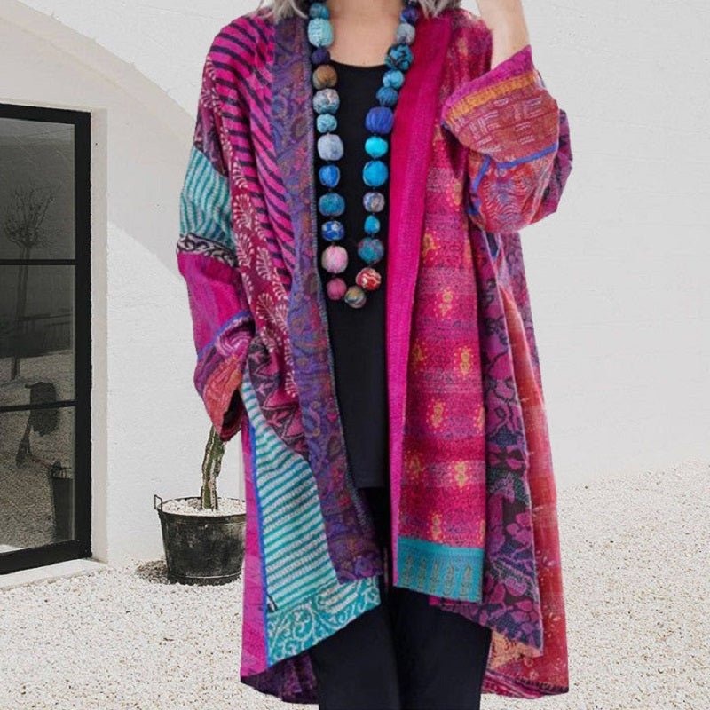 Vera | Vintage look lang cardigan til damer