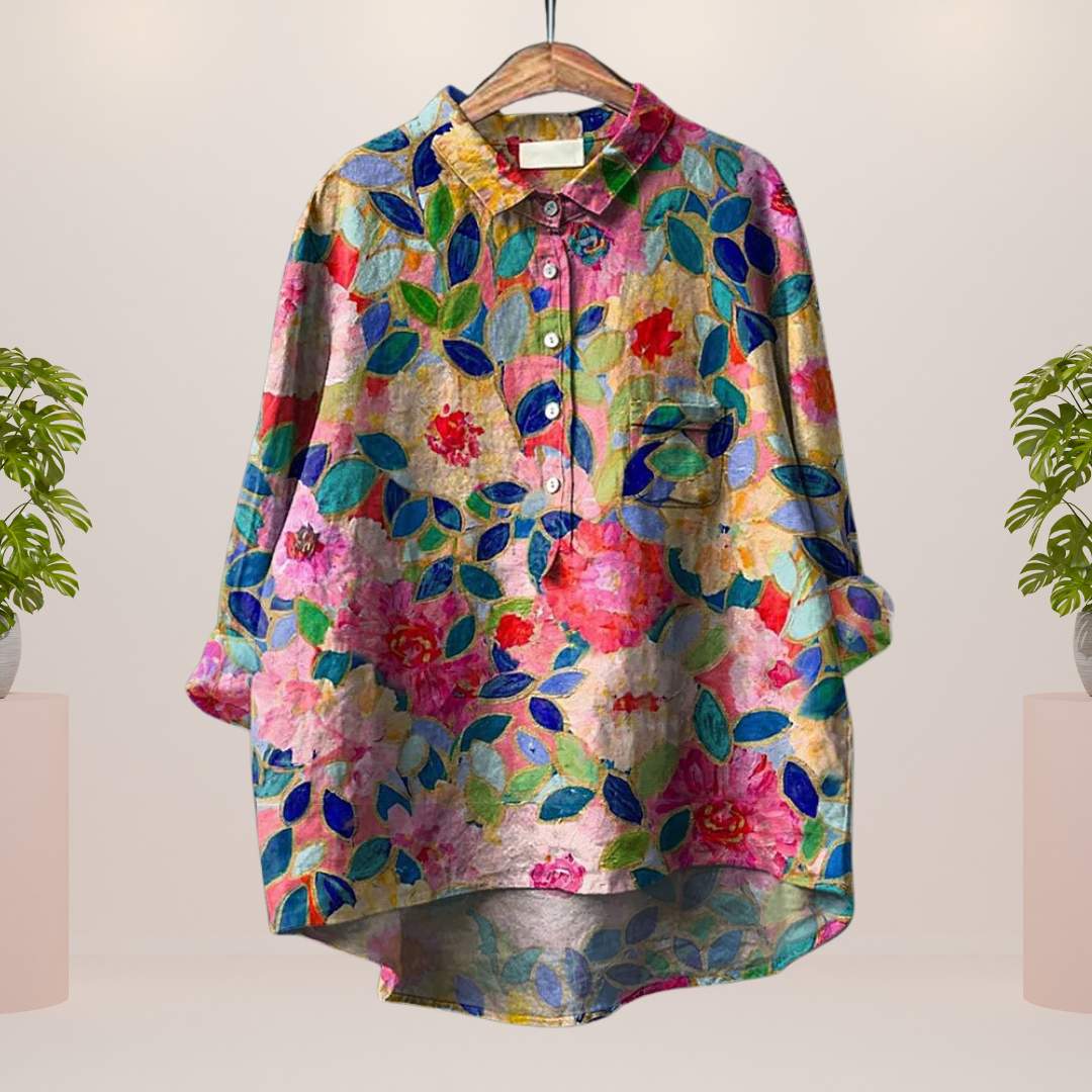 Freya | Trendy skjorte med dyreprint