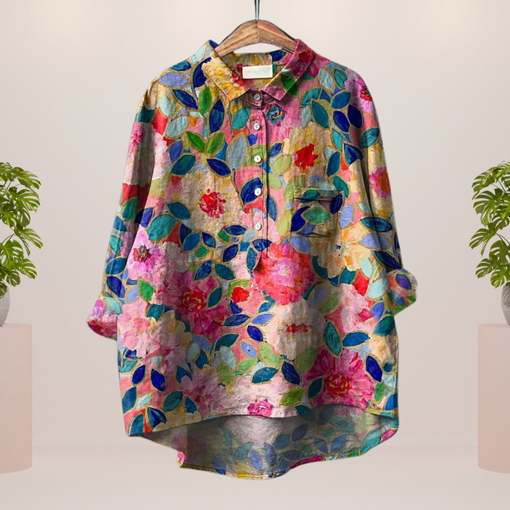 Freya | Trendy skjorte med dyreprint