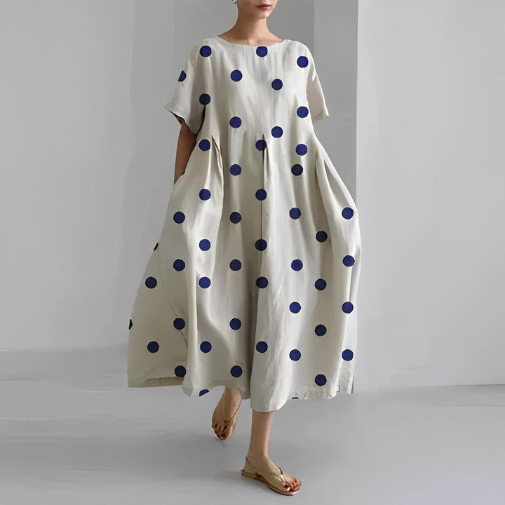 Sofie | Elegant boheme-kjole med florlette blomster – føl dig fortryllet