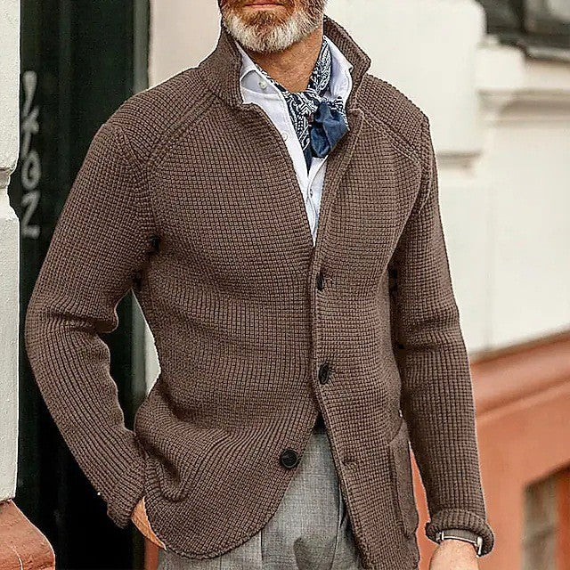 Marzio - Klassisk cardigan med knapper til mænd