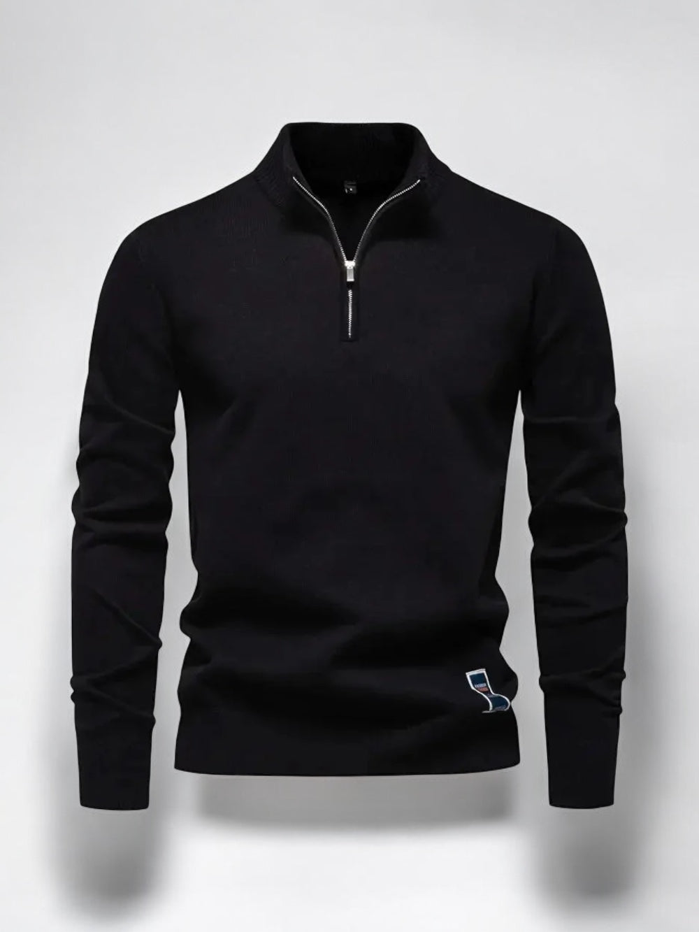 Kai - Klassisk pullover med lynlås til mænd
