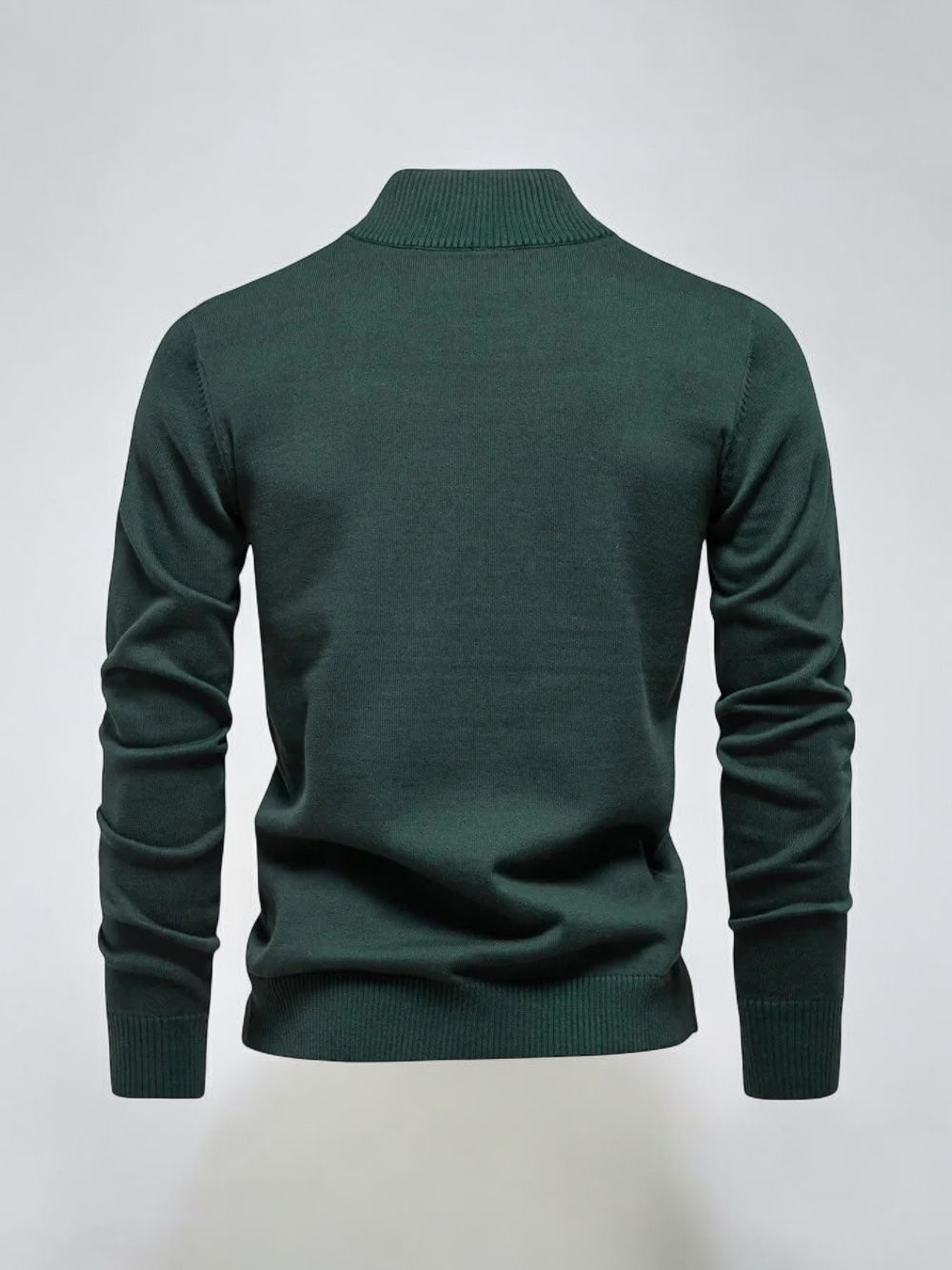 Kai - Klassisk pullover med lynlås til mænd