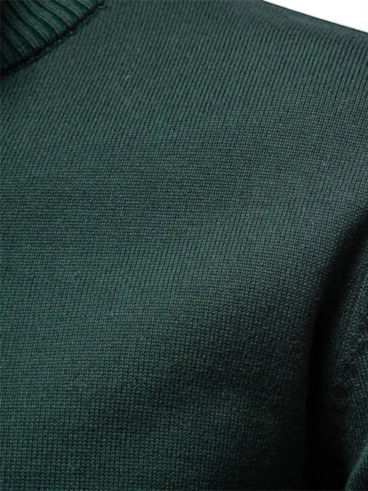 Kai - Klassisk pullover med lynlås til mænd