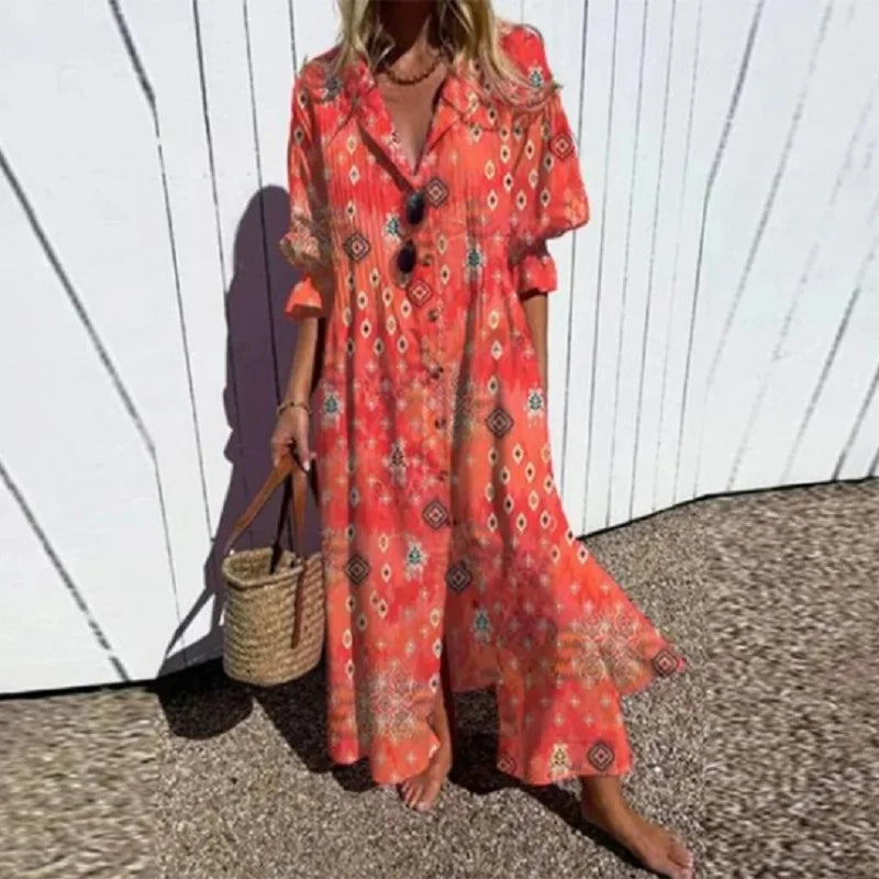 Vibeke | Elegant boho kjole