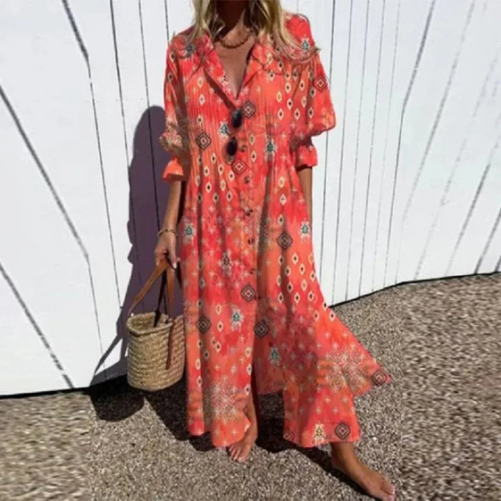 Vibeke | Elegant boho kjole