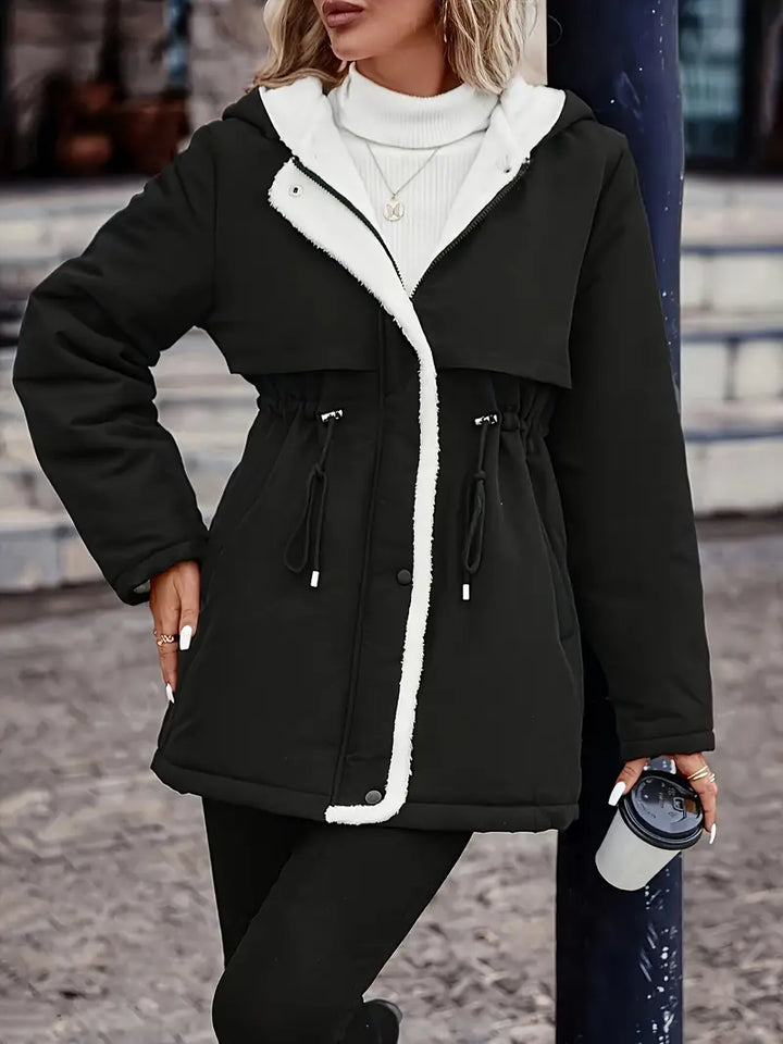 Celine™ | Varm jakke med imiteret pelsfor