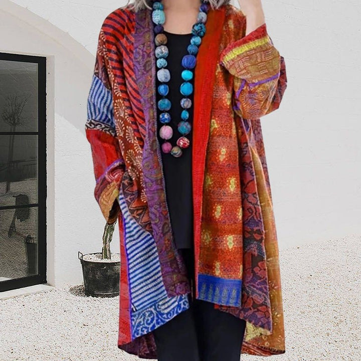 Vera | Vintage look lang cardigan til damer