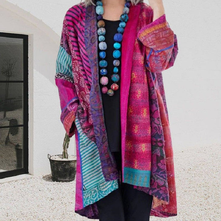 Vera | Vintage look lang cardigan til damer